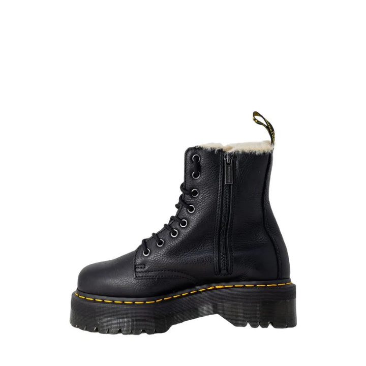 Dr. Martens Black Leather Lace-Up Boots