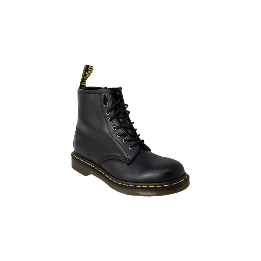 Dr. Martens Black Leather Lace-Up Boots