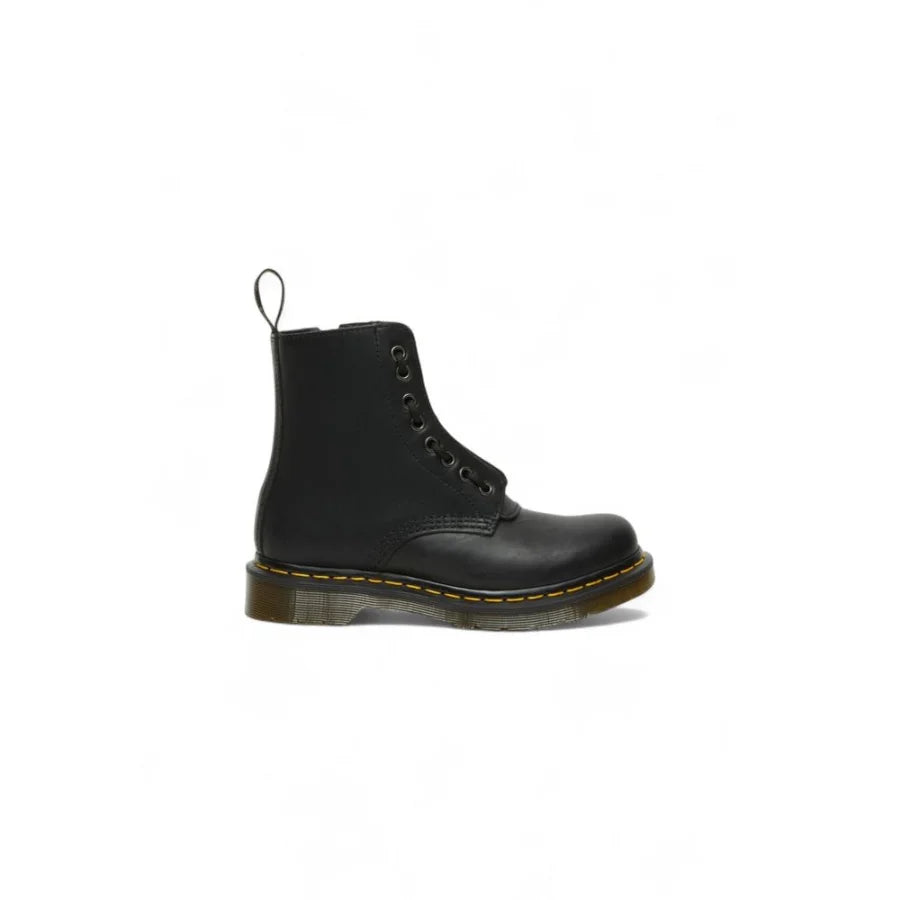 Dr. Martens Black Leather Lace-Up Boots