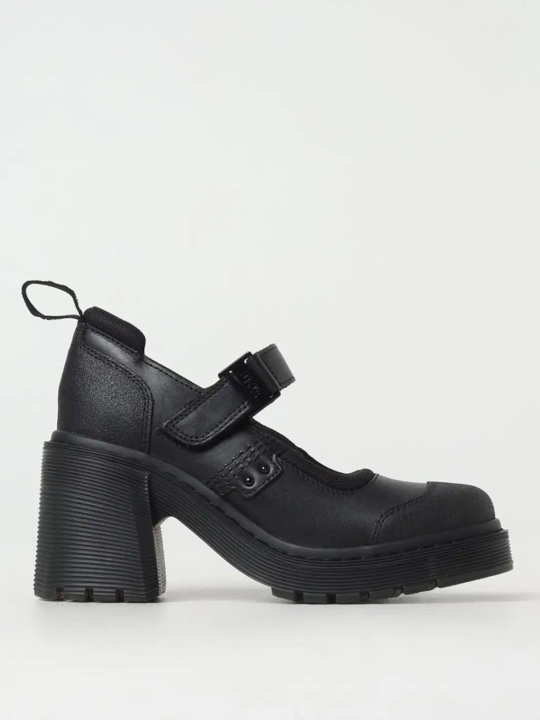 Dr. Martens Black Leather Platform Pumps