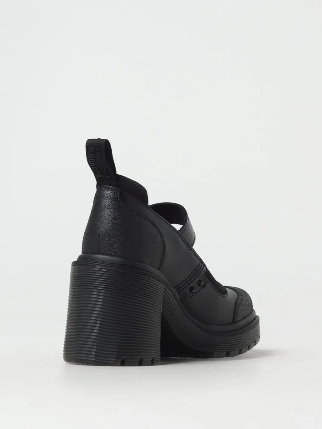 Dr. Martens Black Leather Platform Pumps