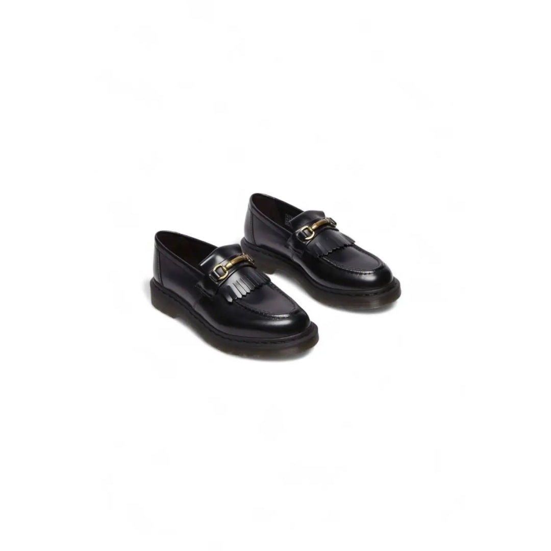 Dr. Martens Black Leather Slip-On Loafers
