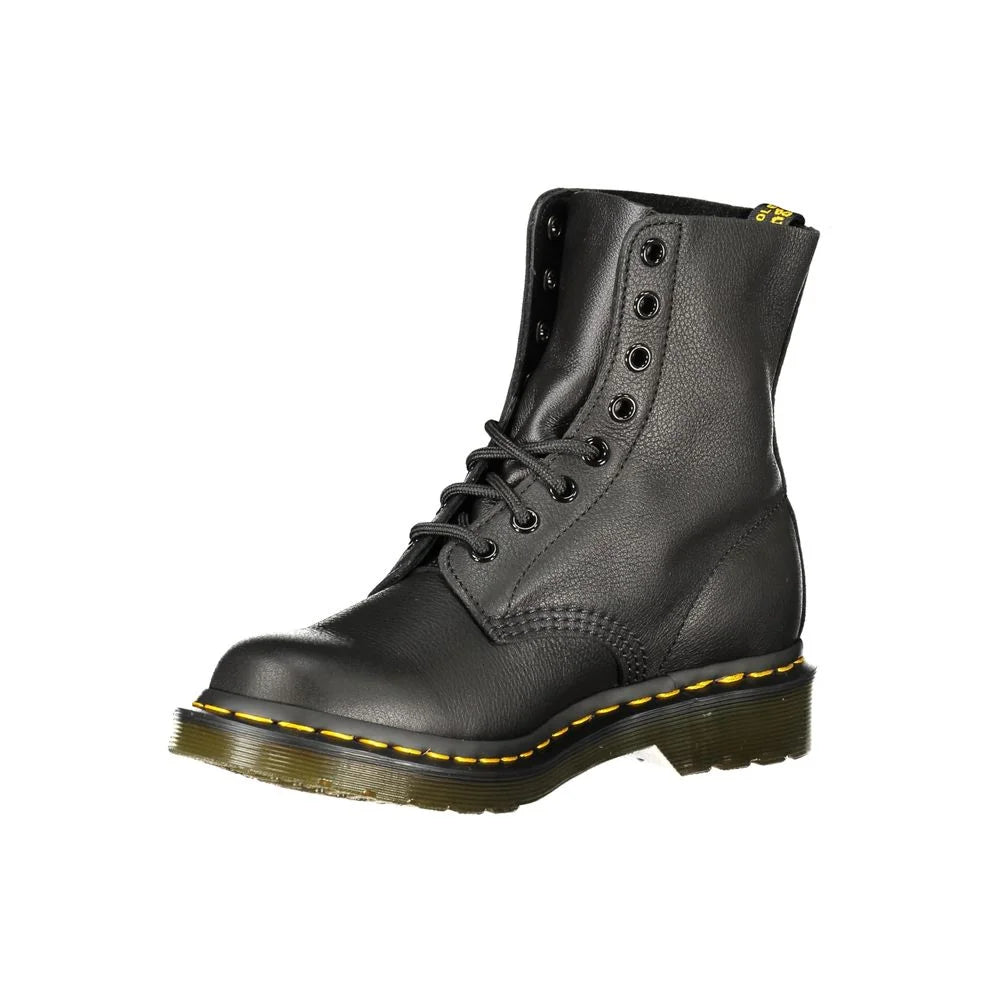 Dr. Martens Black Leather Unisex Boot