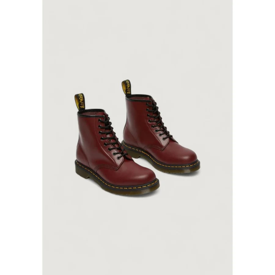 Dr. Martens Bordeaux Leather Lace-Up Boots