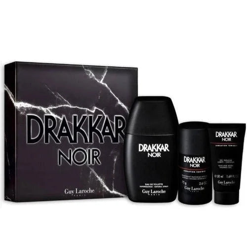 Drakkar Noir Cologne Gift Set for Men Perfume and Grooming Essentials Men’s Sets Guy Laroche