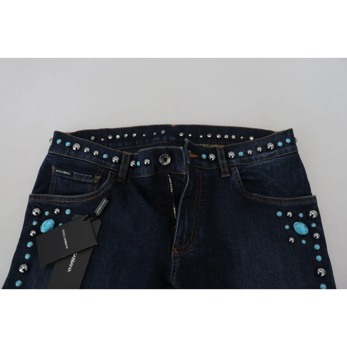 Dress Sensation in Dolce Gabbana Studded Jeans &