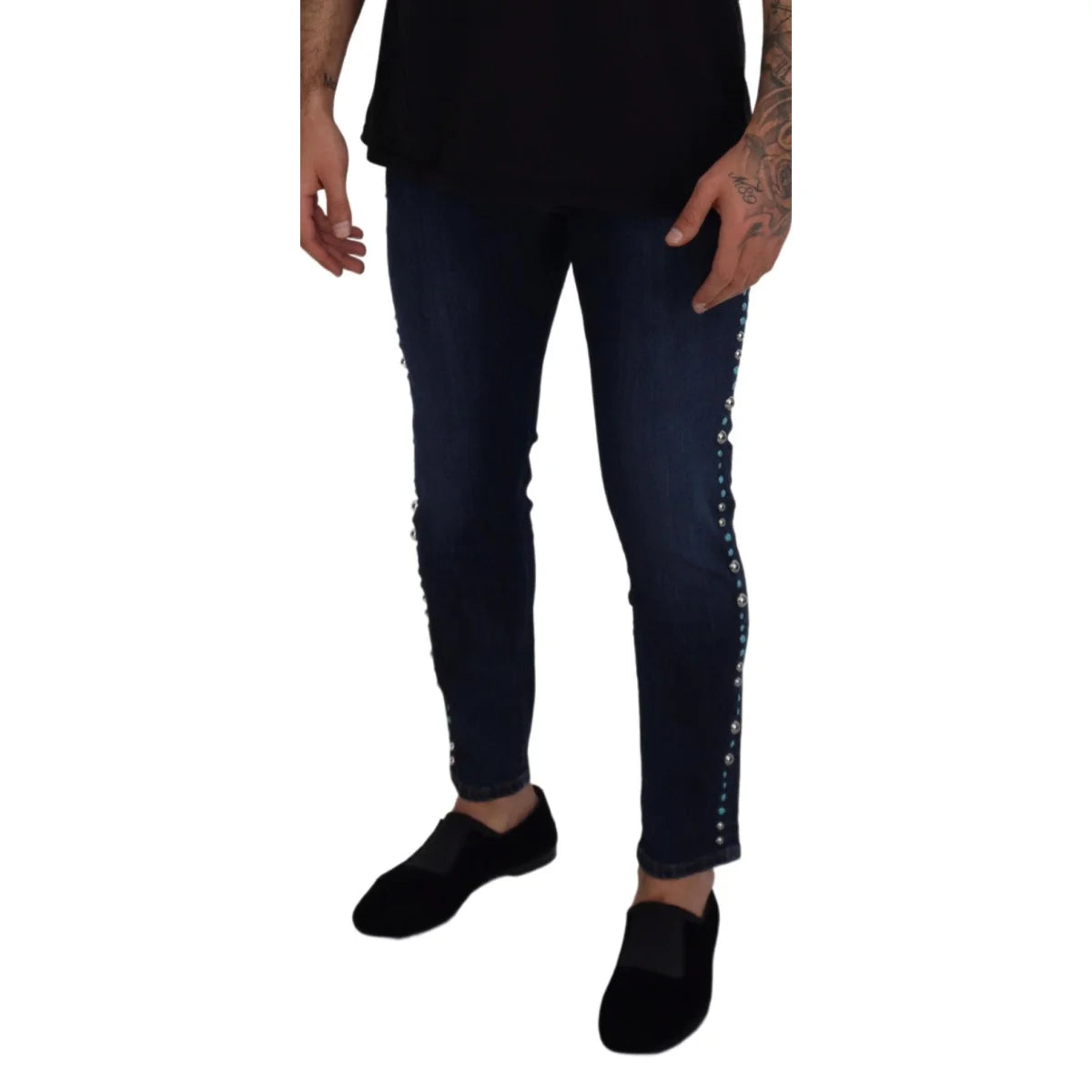 Dress Sensation in Dolce Gabbana Studded Jeans &