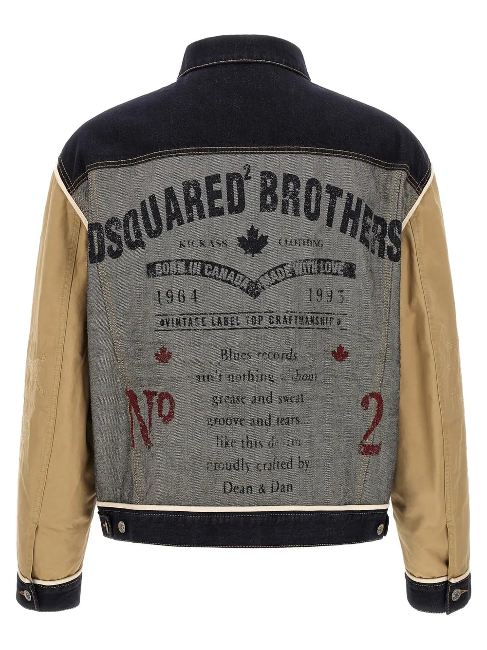 Dsquared² Beige Cotton Denim Jacket