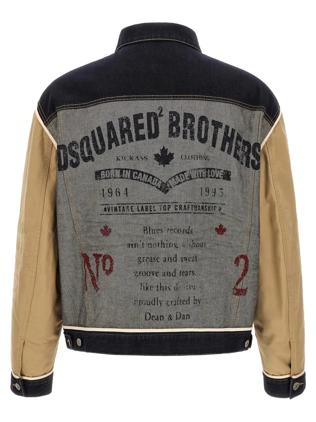 Dsquared² Beige Cotton Denim Jacket