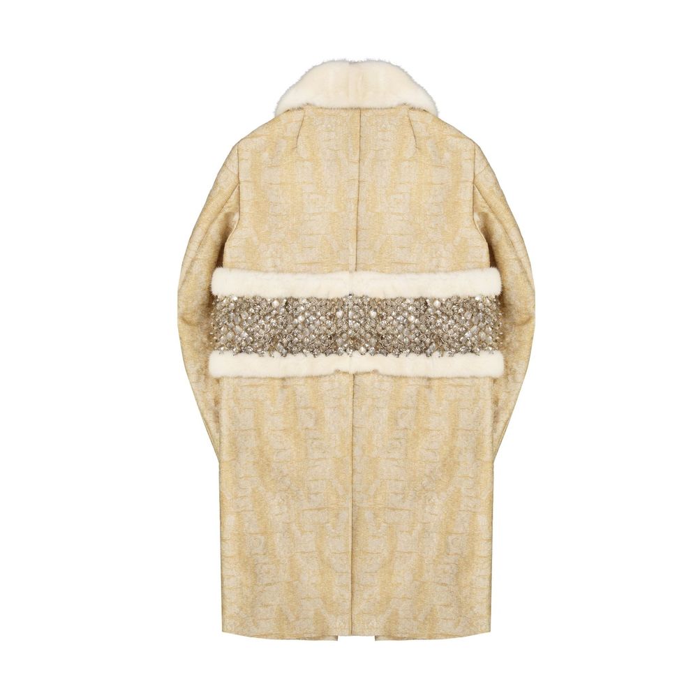 Dsquared² Overcoats - Beige Polyamide Coat