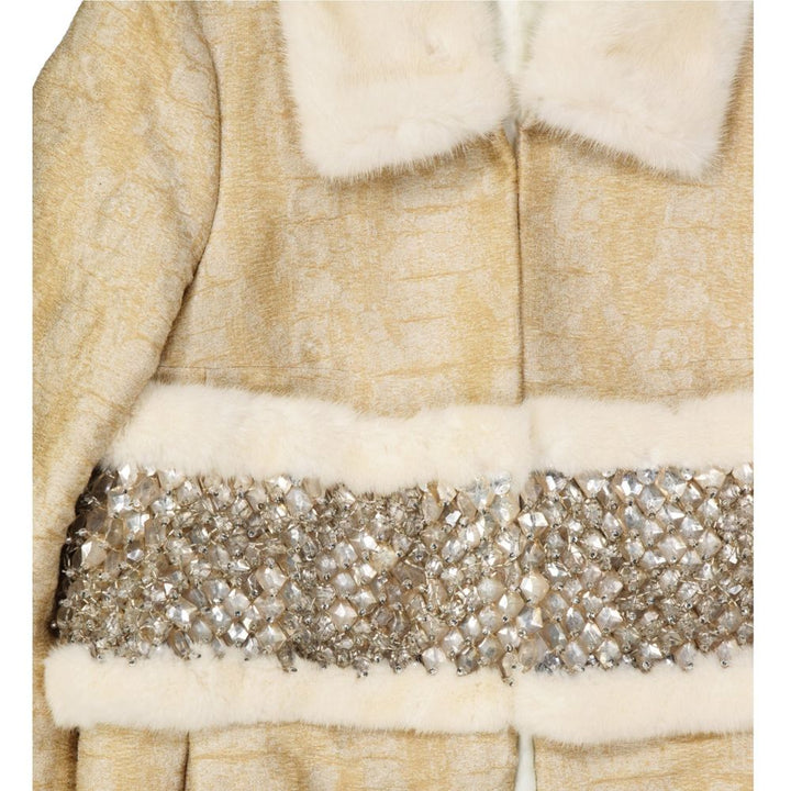 Dsquared² Overcoats - Beige Polyamide Coat