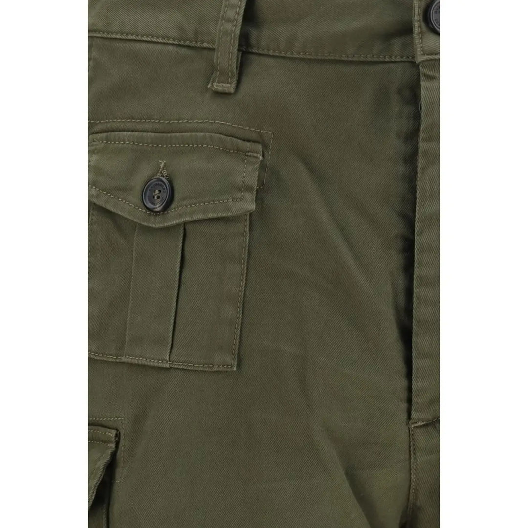 Dsquared² Bicolor Cotton Bermuda Shorts