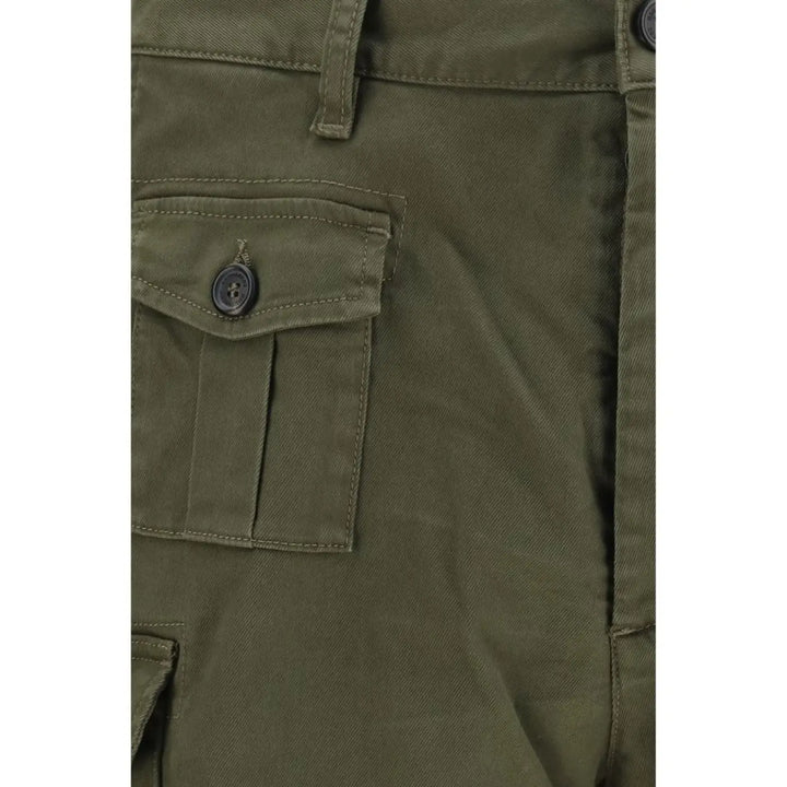 Dsquared² Bicolor Cotton Bermuda Shorts