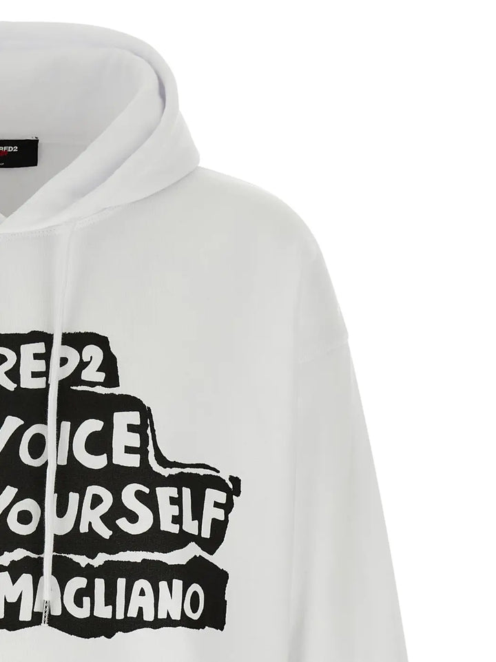 Dsquared² Bicolor Cotton Sweatshirt