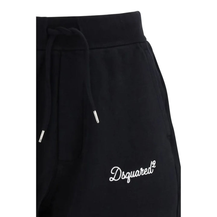 Dsquared² Black Cotton Bermuda Shorts