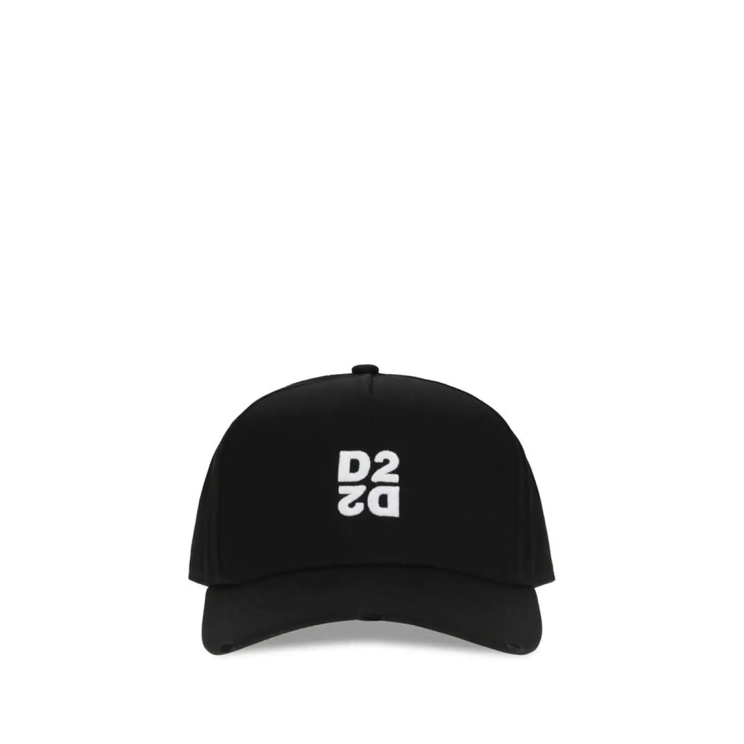 Dsquared² Black Cotton Cap (baseball Hat)
