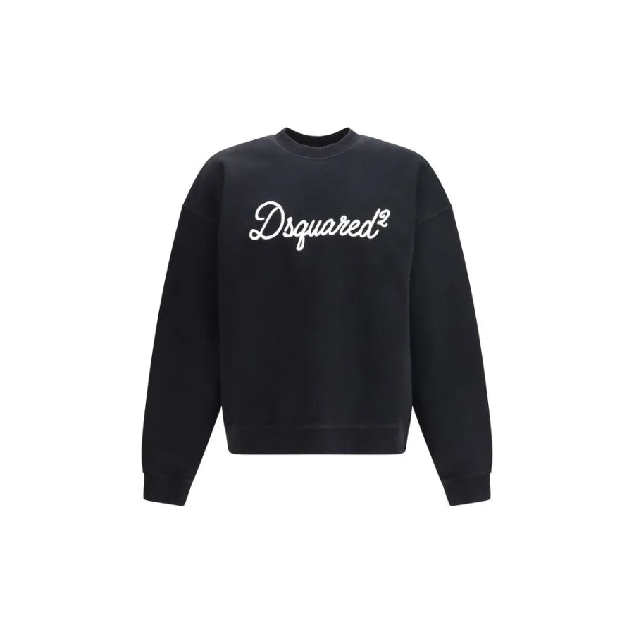 Dsquared² Black Cotton Sweatshirt