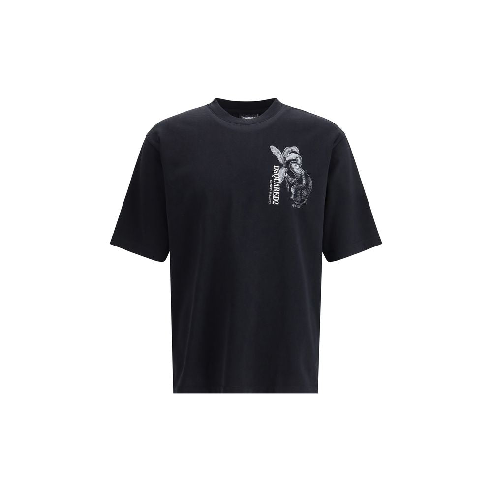 Dsquared² Black Cotton T-shirt