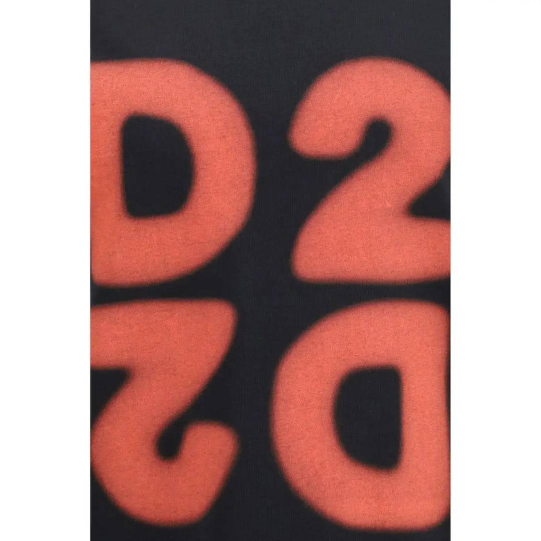 Dsquared² Black Cotton T-shirt