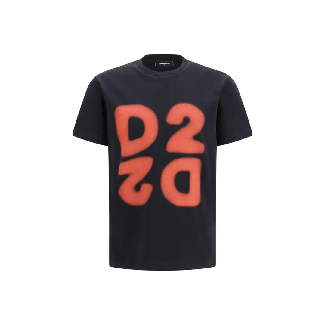Dsquared² Black Cotton T-shirt