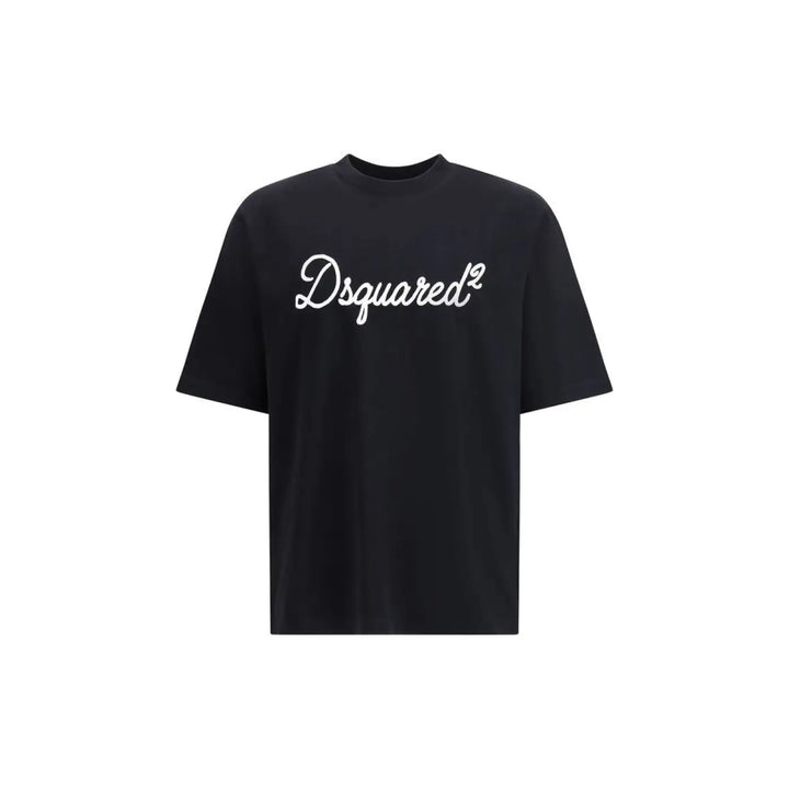 Dsquared² Black Cotton T-shirt