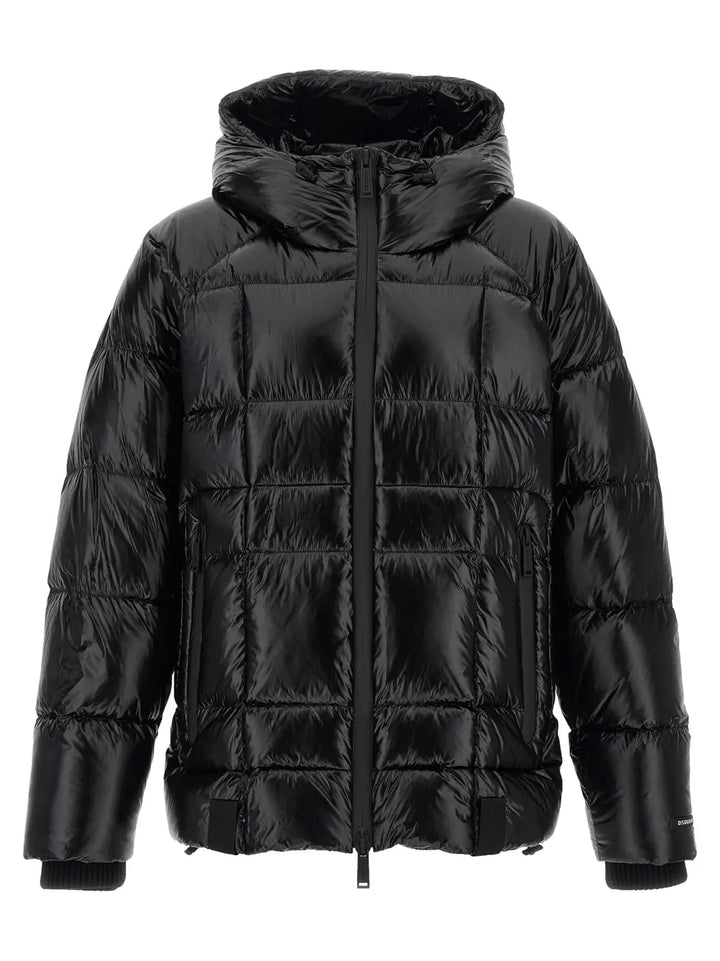 Dsquared² Black Polyamide Full-length Jacket