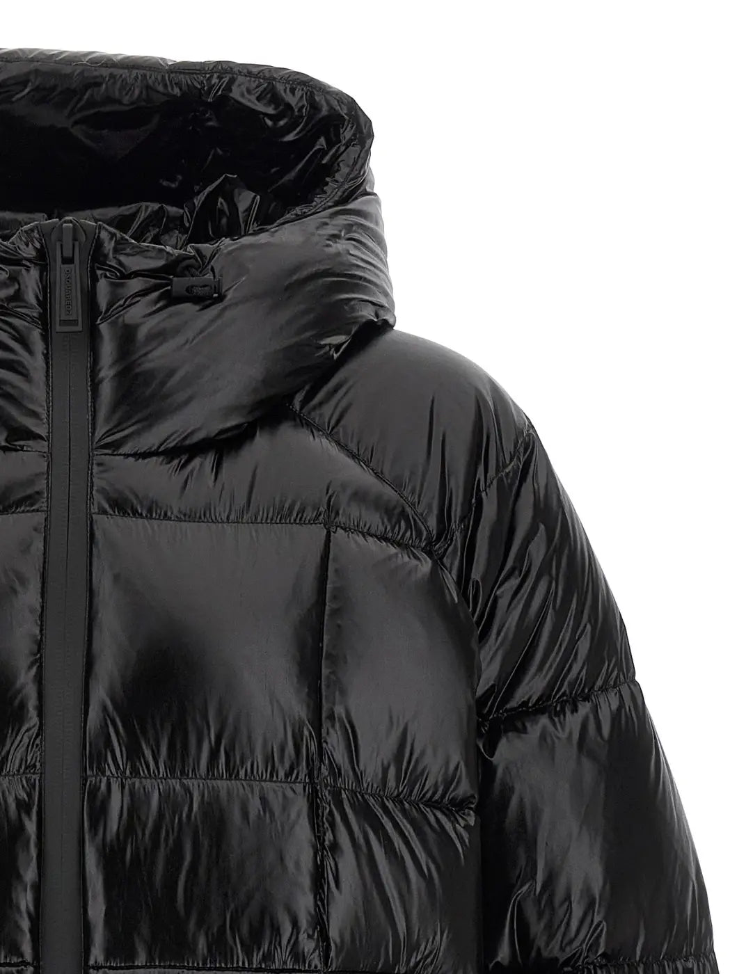 Dsquared² Black Polyamide Full-length Jacket