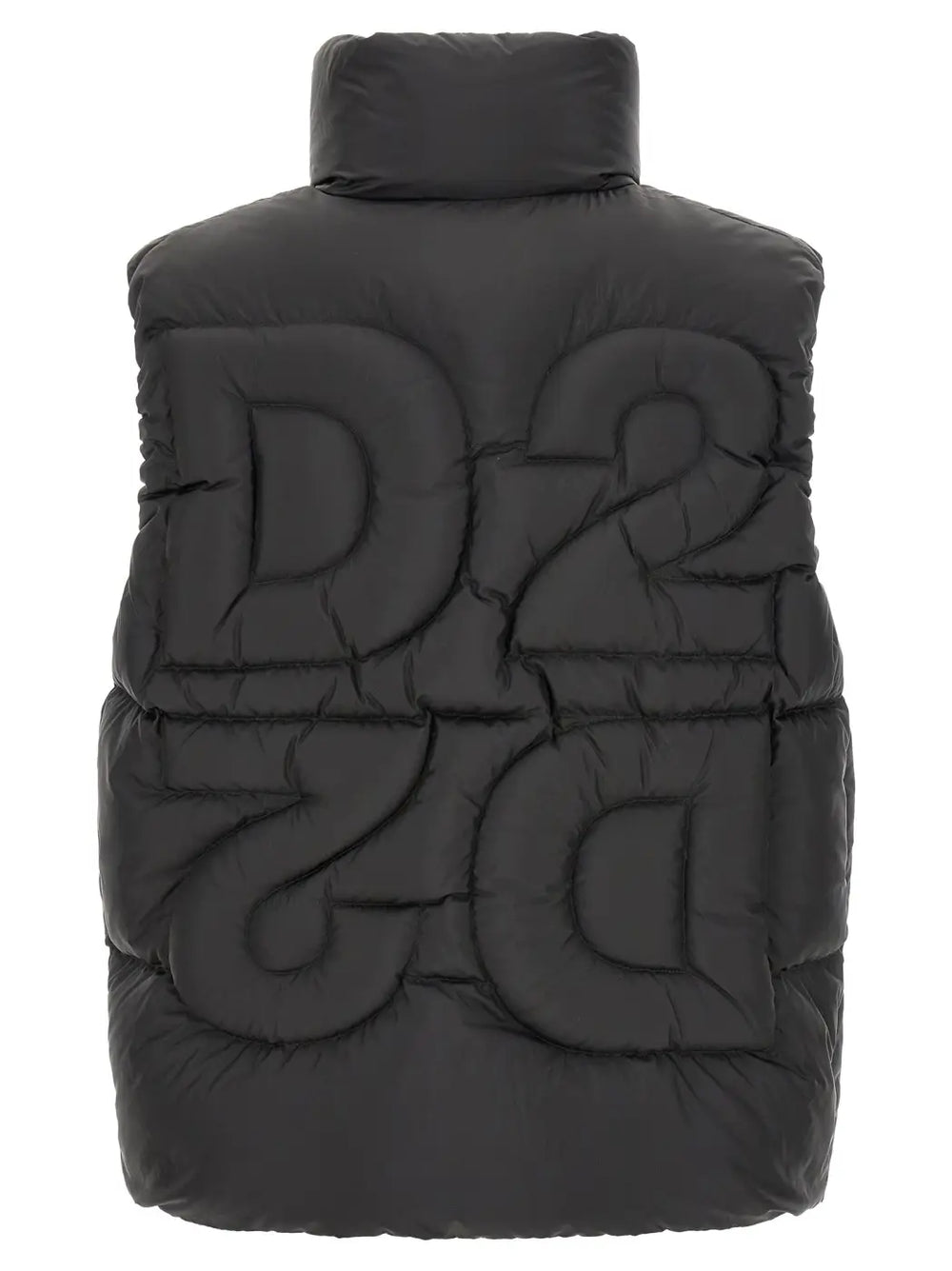 Dsquared² Black Polyester Sleeveless Jacket