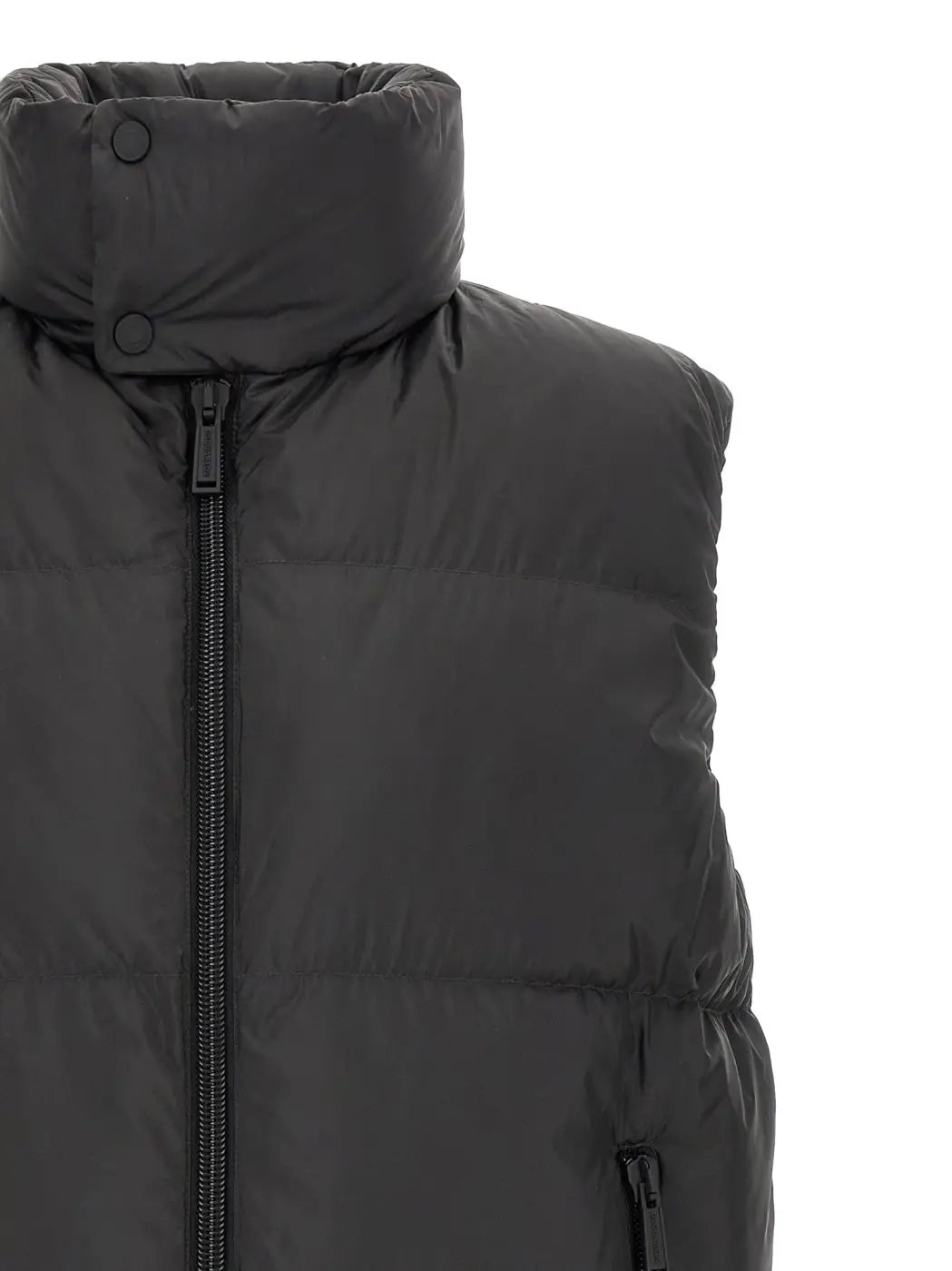 Dsquared² Black Polyester Sleeveless Jacket