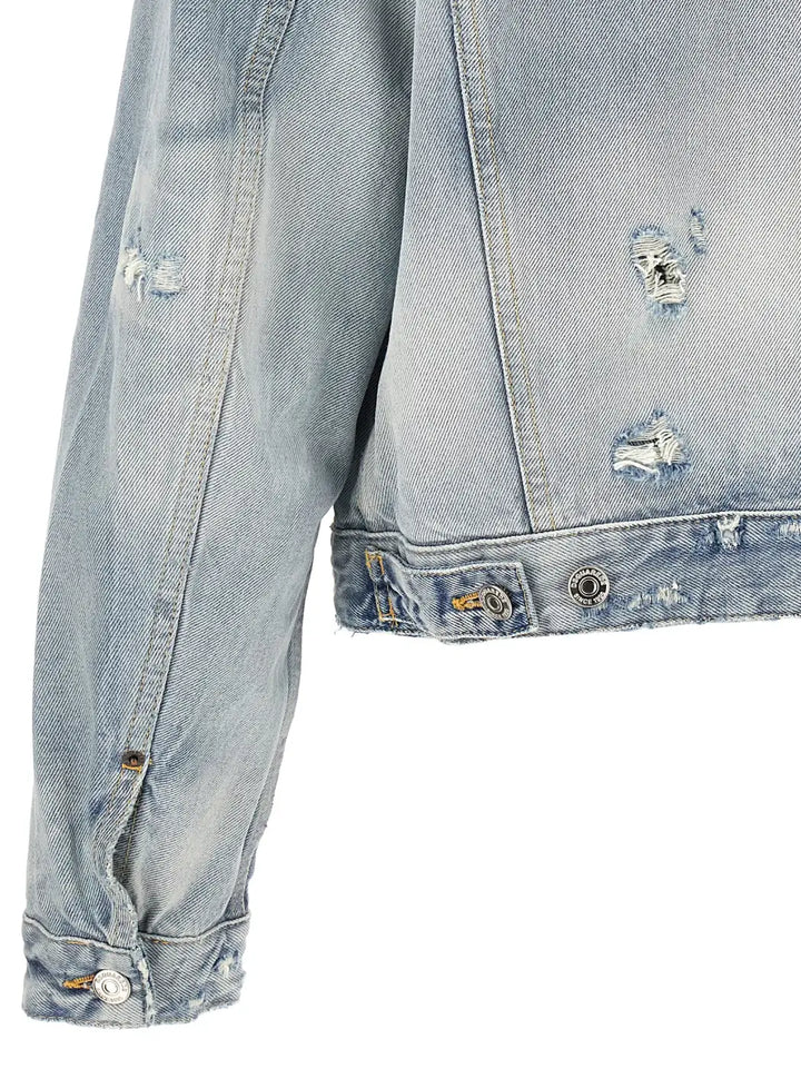 Dsquared² Blue Cotton Denim Jacket