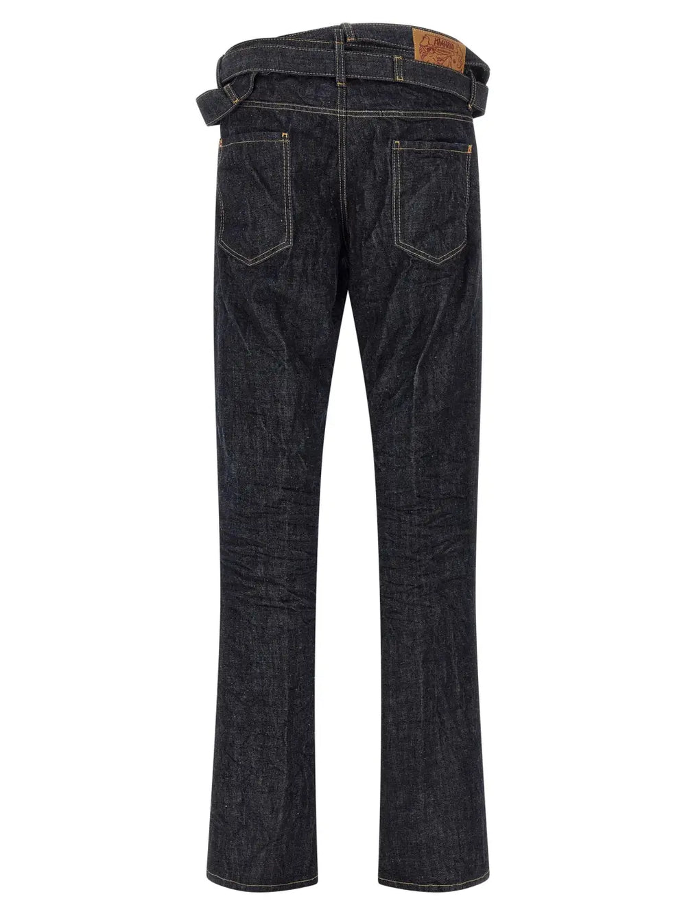 Dsquared² Blue Cotton Straight-leg Jeans