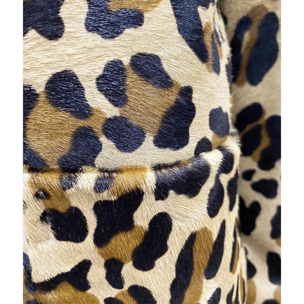 Dsquared² Wrap Coats - Brown Calfskin Coat