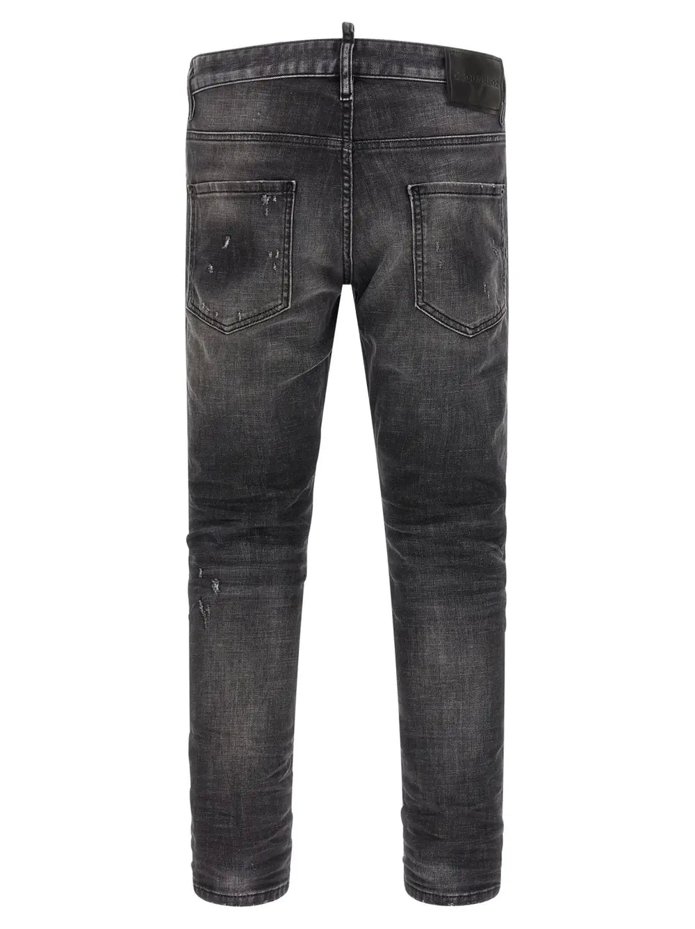 Dsquared² Gray Cotton Skinny Jeans
