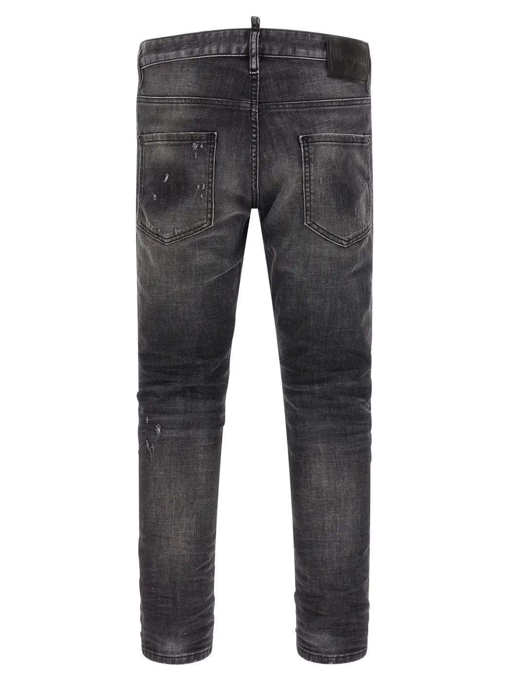 Dsquared² Gray Cotton Skinny Jeans