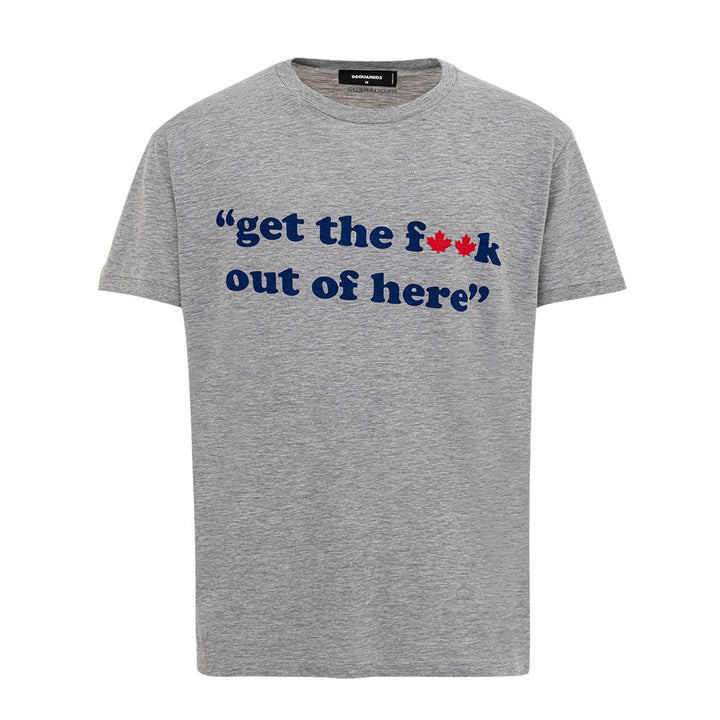 Dsquared² Gray Cotton T-shirt