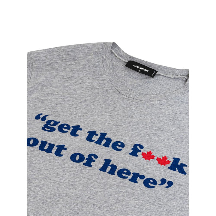 Dsquared² Gray Cotton T-shirt