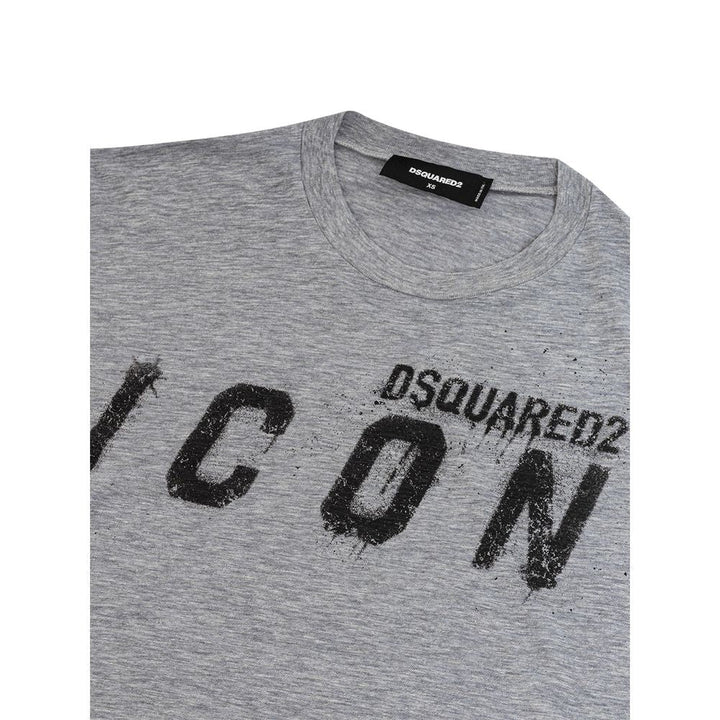 Dsquared² Gray Cotton T-shirt