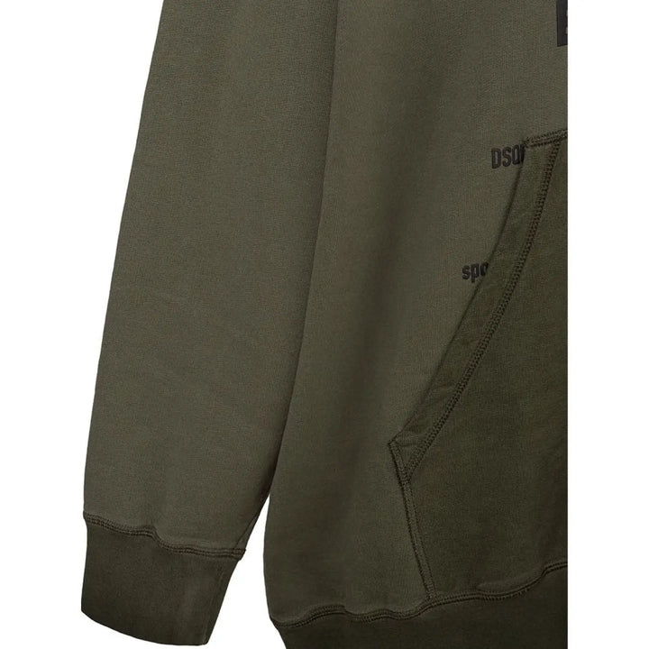 Dsquared² Green Cotton Sweatshirt