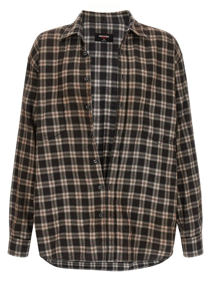 Dsquared² Multicolor Cotton Blouse