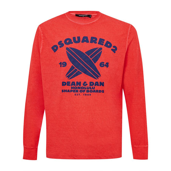 Dsquared² Red Cotton T-shirt