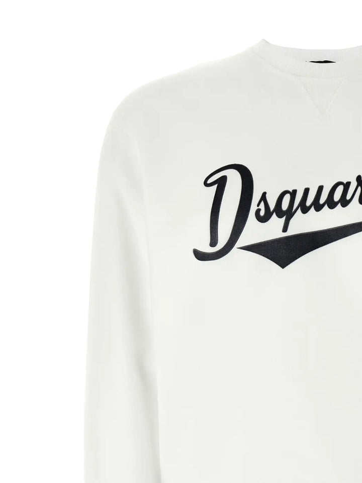 Dsquared² White Cotton Sweatshirt