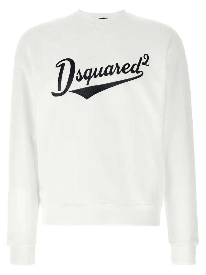 Dsquared² White Cotton Sweatshirt
