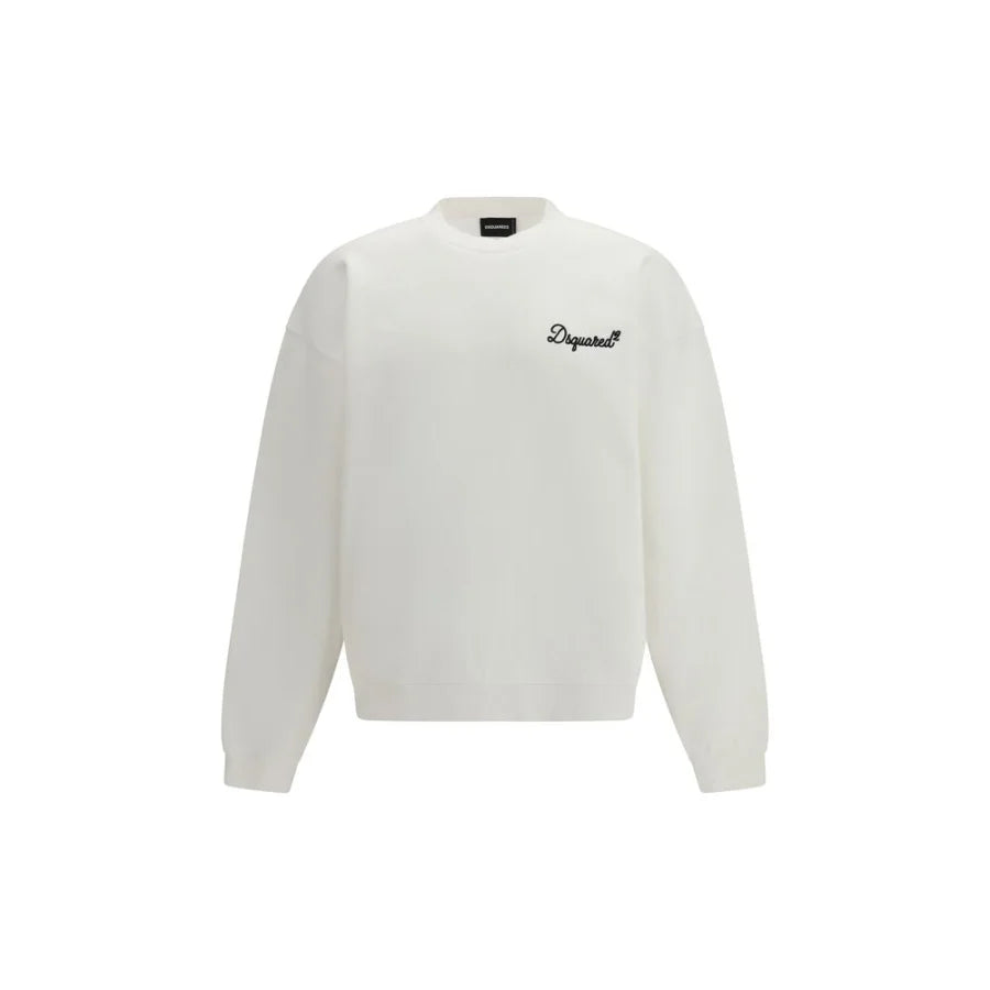 Dsquared² White Cotton Sweatshirt