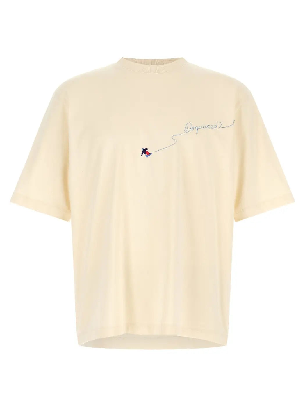 Dsquared² White Cotton T-shirt