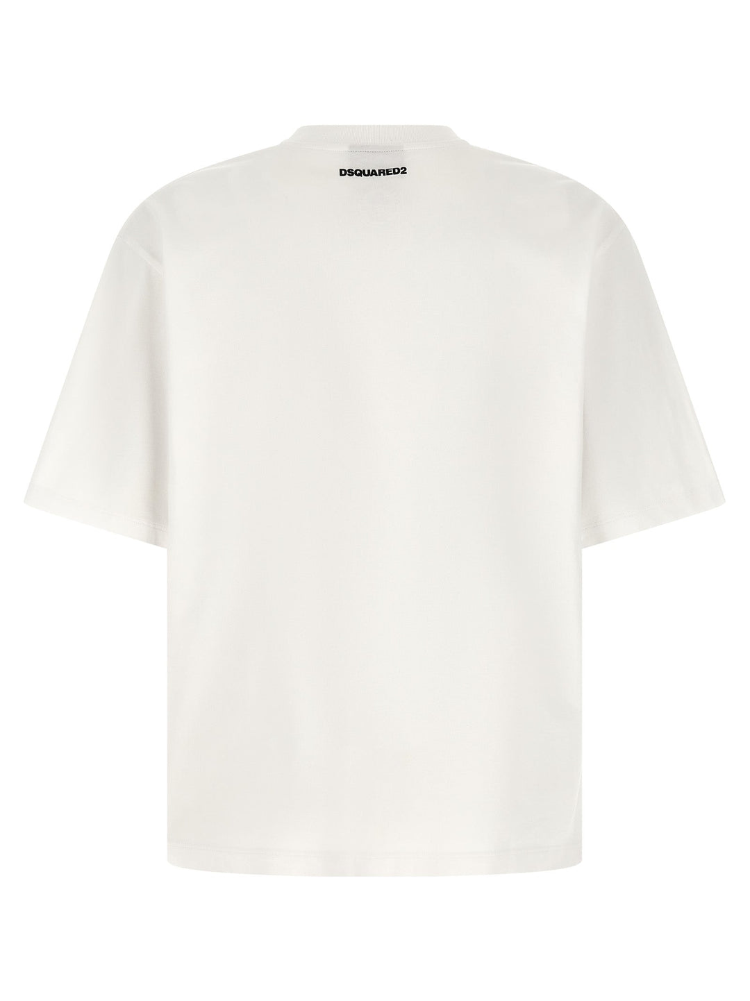 Dsquared² White Cotton T-shirt
