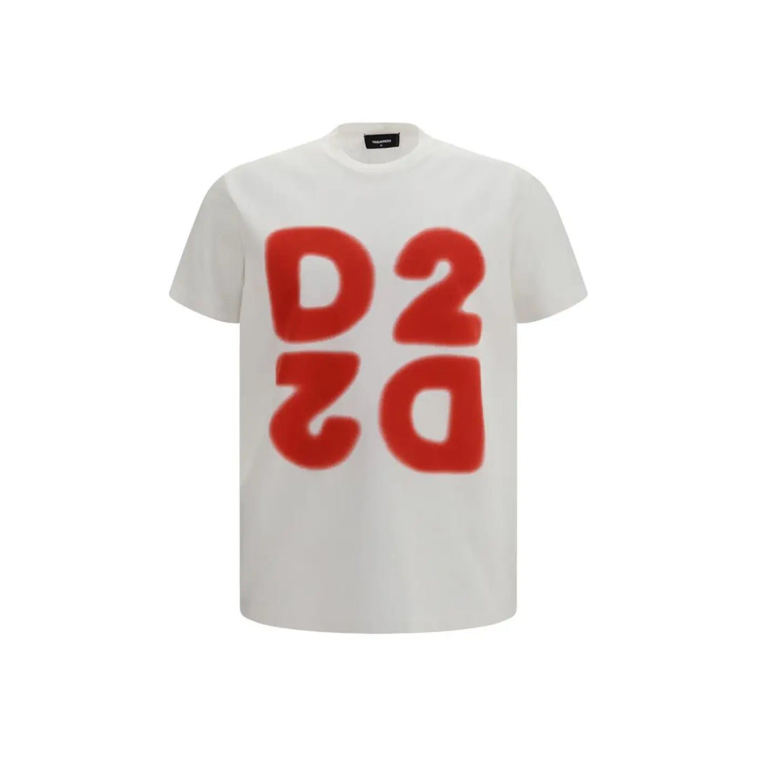 Dsquared² White Cotton T-shirt