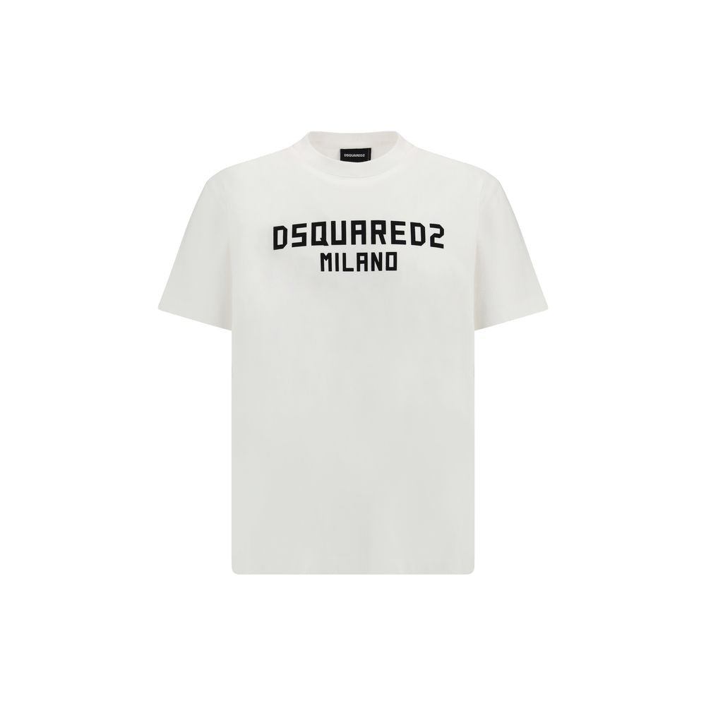 Dsquared² White Cotton T-shirt