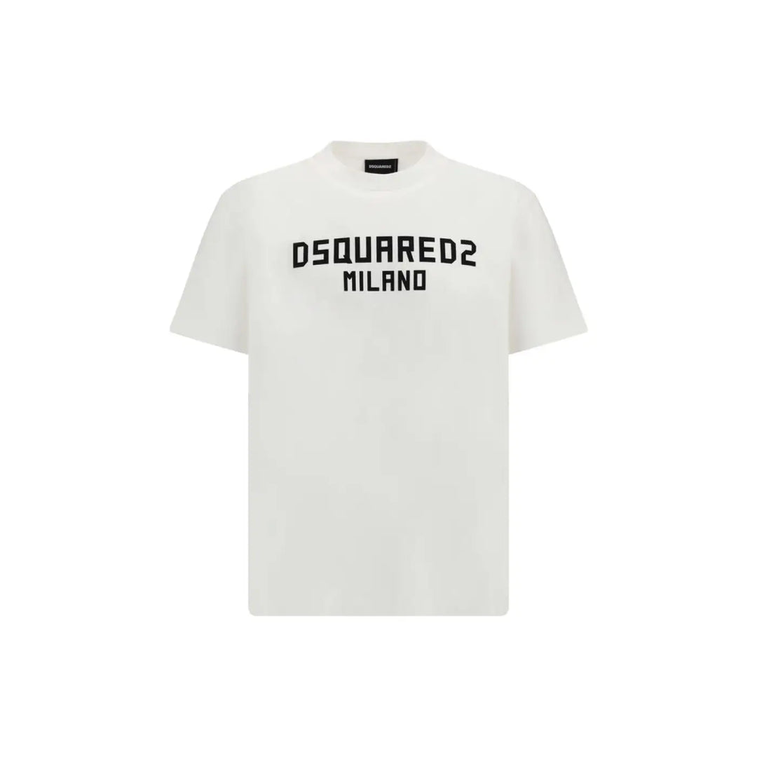 Dsquared² White Cotton T-shirt