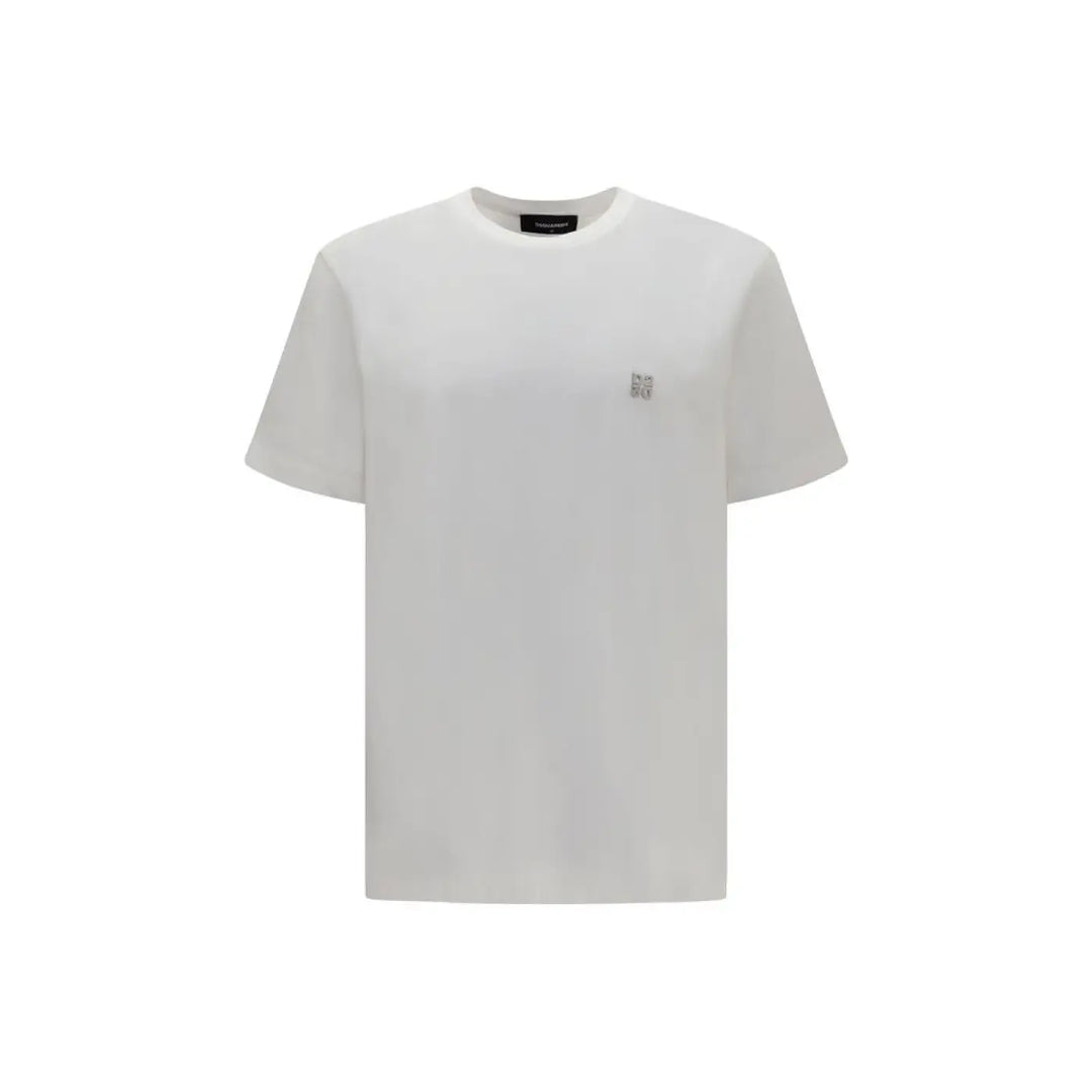 Dsquared² White Cotton T-shirt