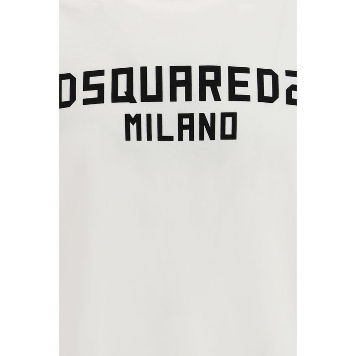 Dsquared² White Cotton T-shirt